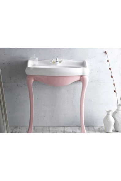 Turkuaz  1837 Etajerli Lavabo 80x54 cm