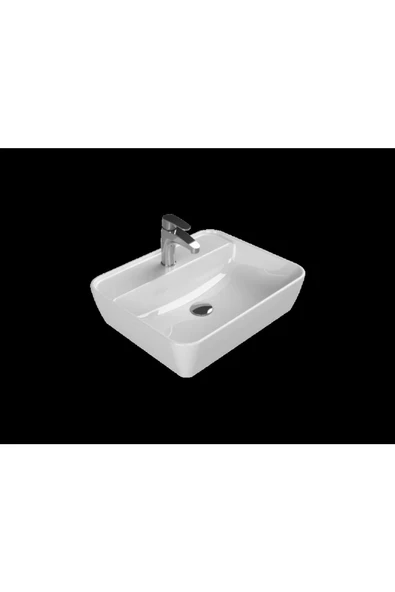 Turkuaz  One Tezgahüstü Lavabo 55x45 cm