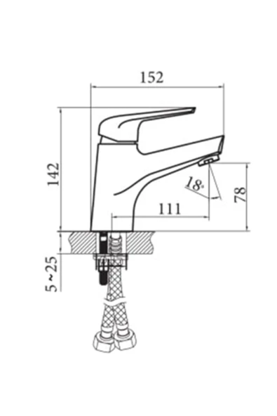 Turkuaz  Nil Lavabo Bataryası - Resim 3