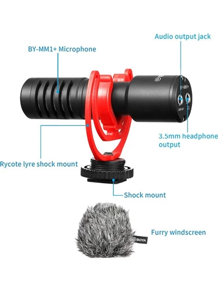 Boya By-Mm1+ Condenser Shotgun Mikrofon - 3