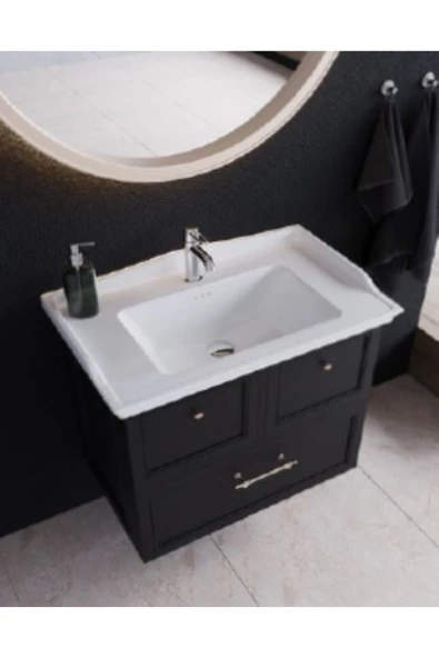 Turkuaz  Kapadokya Etajerli Lavabo 100x48 cm