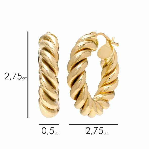 Kalın Burgu Küpe - 2