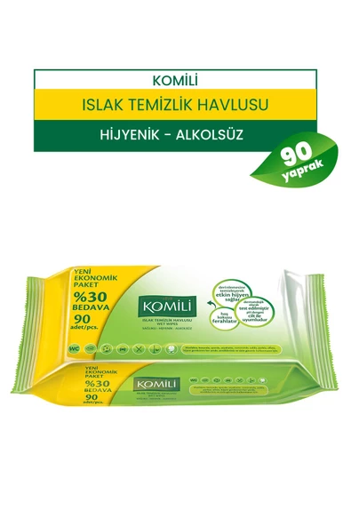 Komili Islak Havlu 90'lı