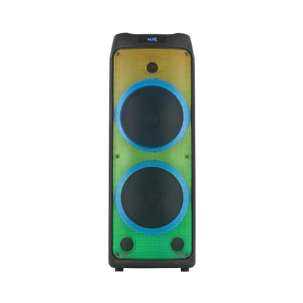 Torima Kolav-L2121 Mikrofonlu Kumandalı Rgb Ledli Taşınabilir Bluetooth Hoparlör Usb-Tf-Fm Radyo Siyah