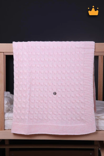 Babyhola 90x100cm Triko Kız Erkek Bebek Battaniye Tv Diz Battaniyesi 12642 - 6