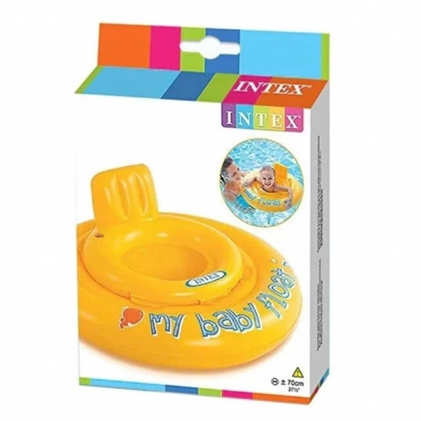 Intex Oturaklı Bebek Flatöru Sarı 70 cm - 56585 - 2