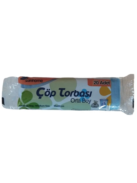 Canhome Orta Boy Çöp Torbası 30 Litre-55 X 60 cm