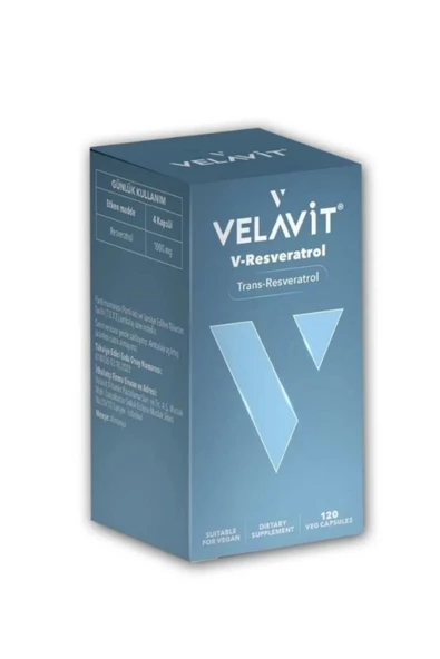 Velavit V-Resveratrol 120 Kapsül