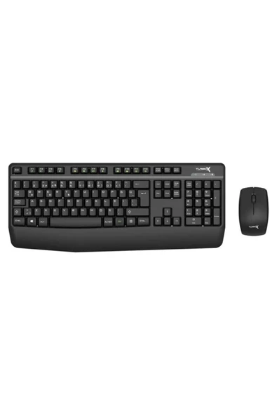 TURBOX Workeys Office USB Kablosuz 2.4ghz Siyah Multimedya Standart Q Kablosuz Klavye ve Mouse