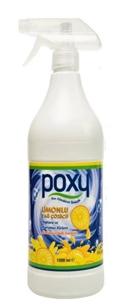 Poxy 1000 Ml Sprey Limonlu Yağ ve Kir Çözücü
