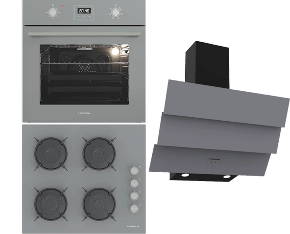 Termikel Ankastre Set (BO O64D5C A + BH P6144C A + CH S6532C BA) - 1