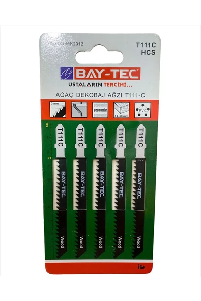 Baytec Ağaç Dekobaj Ağzı 5 Li Paket