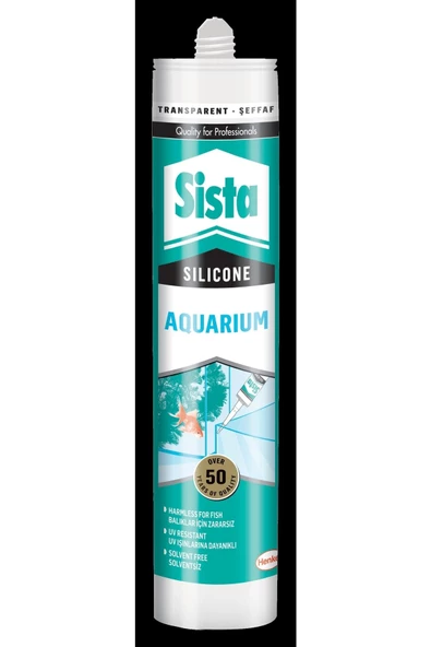 Henkel Sista Akvaryum Silikonu Şeffaf 280 Ml-340 gr
