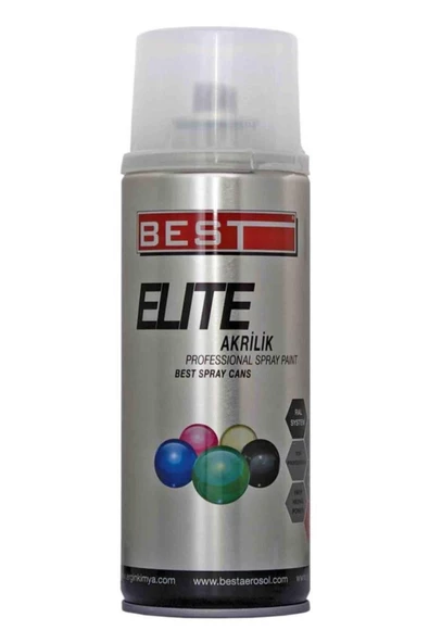 Best Elite 9526 Ak.mat Siyah Spray Boya 400ml 1 Adet