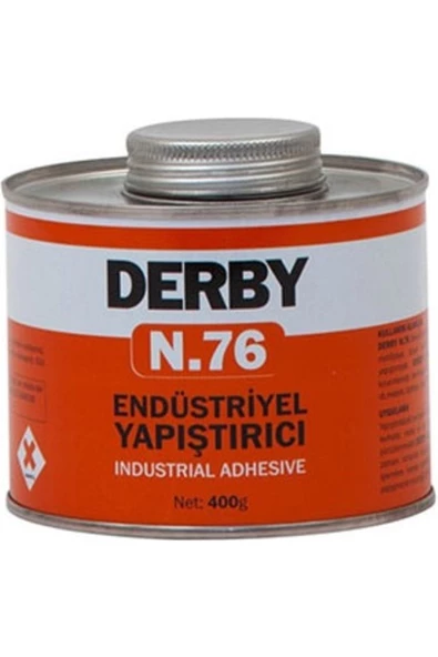 Derby Teneke Yapıştırıcı N.76 Kırmızı 400gr