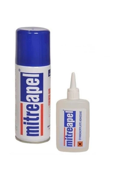 Mitre Apel Apel Hızlı Yapıştırıcı Çift Bileşenli Çok Kuvvetli 50 Gr + 200 Ml