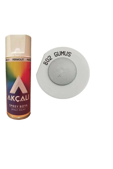 Akçalı 802 Gümüş Sprey Boya 400 Ml