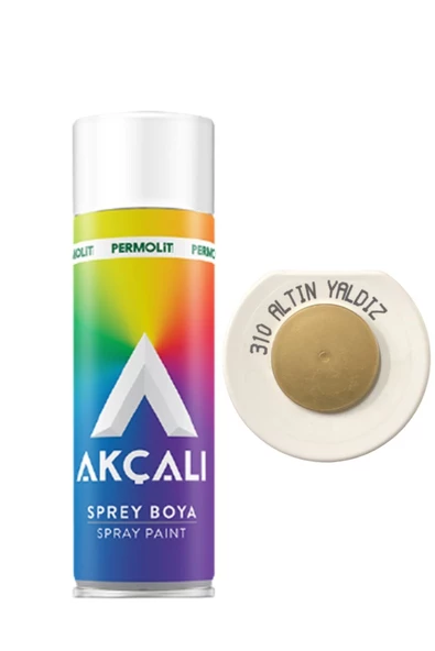 Akçalı Sprey Boya Altın Yaldız 310 (400 ML)