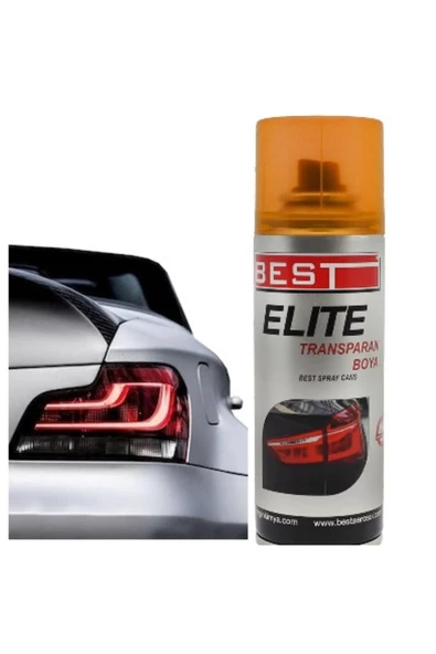 Best ELİTE TRANSPARAN FAR BOYASI 200 ML TURUNCU