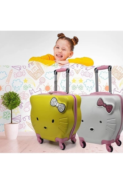Hello Kitty Pembe Çocuk Valizi - 2