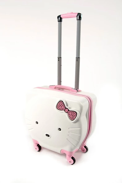 Hello Kitty Pembe Çocuk Valizi - 4