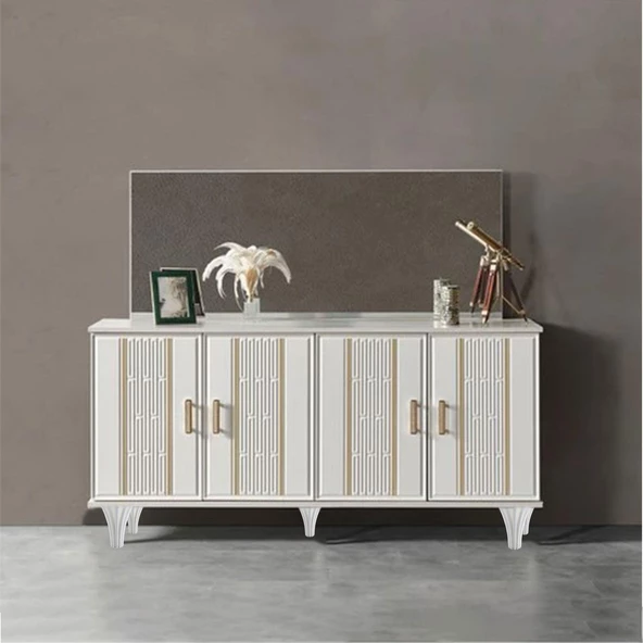 Mobilya Kanepe Koltuk Tv Ünitesi Baza Ayağı Orta Sehpası Konsol Ayak Ayakları 12 cm Beyaz - Resim 6