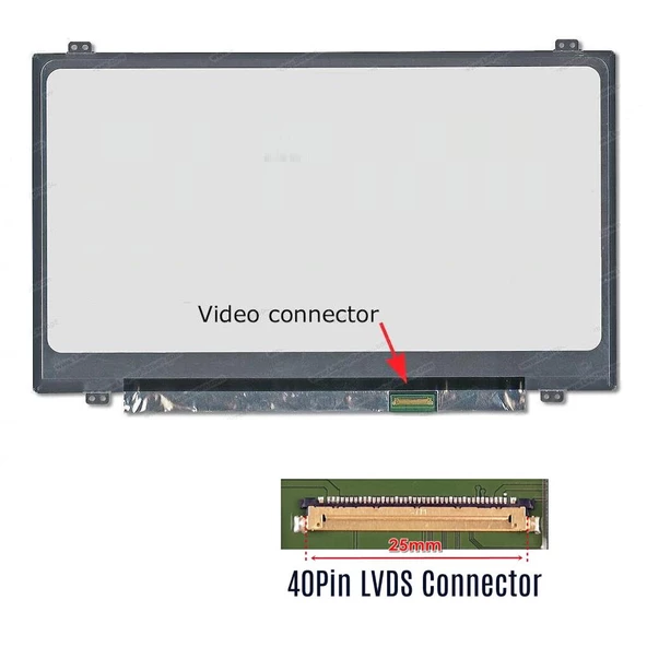 Sony Vaio VPCCW2S8E Ekran 14 Slim 40 pin Sıfır Panel