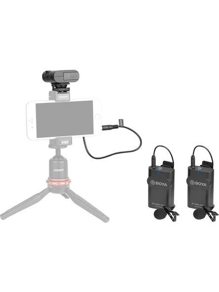 By-Wm4 Pro K2 Kablosuz Ikili Yaka Mikrofonu - 4