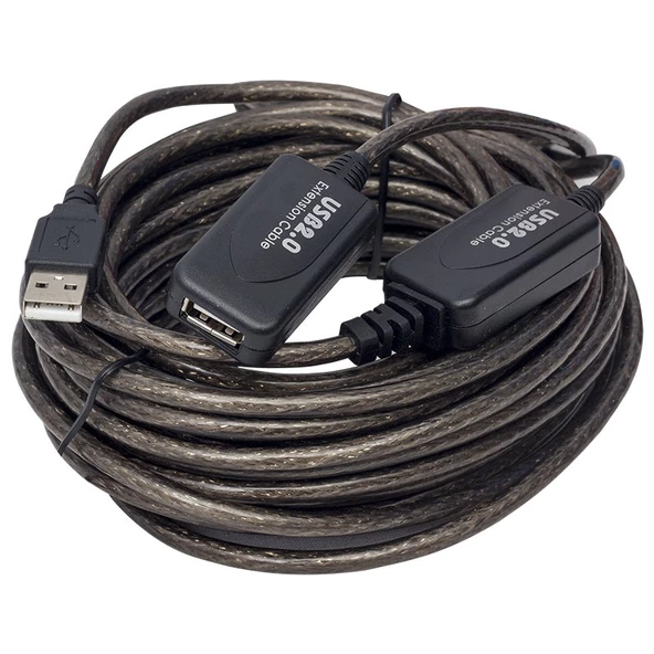 POWERMASTER PM-11426 USB 2.0 15 METRE ŞEFFAF USB UZATMA KABLOSU - 3