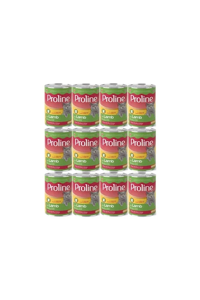 Proline Kuzu Etli Yetişkin Kedi Konservesi 400 Gr*12 Adet
