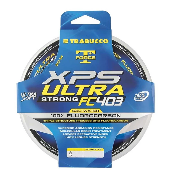 Trabucco TF XPS Ultra FC403 Fluorocarbon Misina  0.60mm / 30m / 27.40kg