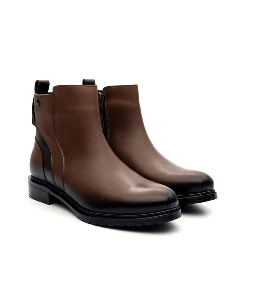 Venüs 20740K Kadın Hakiki Deri Fermuarlı Günlük Bot - 6