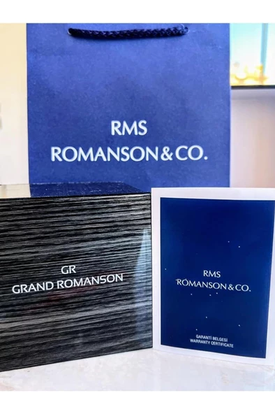 Romanson Deri Kordon İç Fonksiyonları Aktif 5 Atm Suya Dayanıklı Erkek Kol Saati AG1540.08 - 6