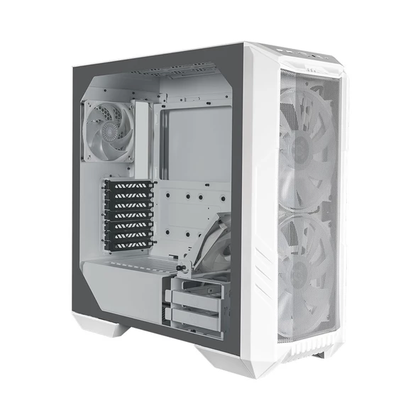 COOLERMASTER HAF500 TG H500-WGNN-S00 GAMING E-ATX PC KASASI BEYAZ - Resim 3