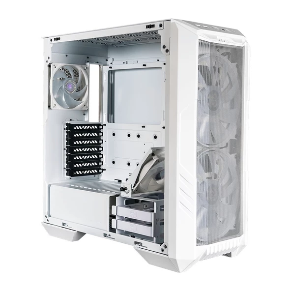 COOLERMASTER HAF500 TG H500-WGNN-S00 GAMING E-ATX PC KASASI BEYAZ - Resim 4