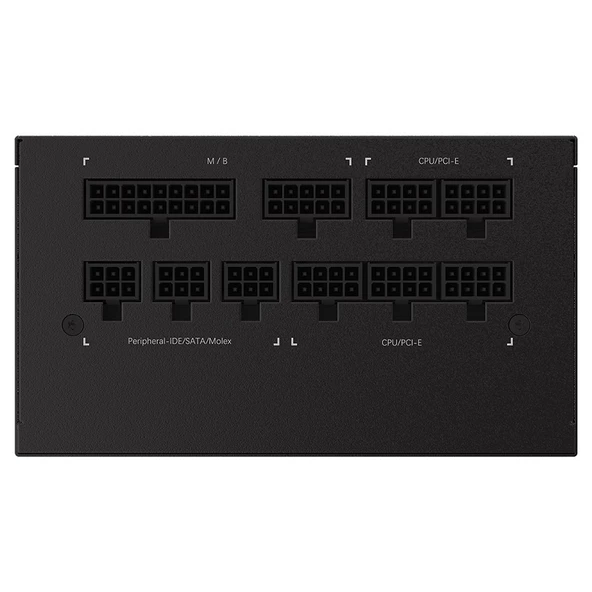 GIGABYTE 750W 80  GOLD GP-P750GM 13.5cm Fanlı Tam Modüler Power Supply Japon Kapasitör - Resim 4