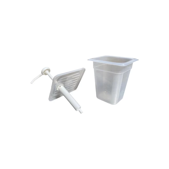 Ketçap Dispenseri | Pompalı | Kırmızı Stand 2.5L - 3