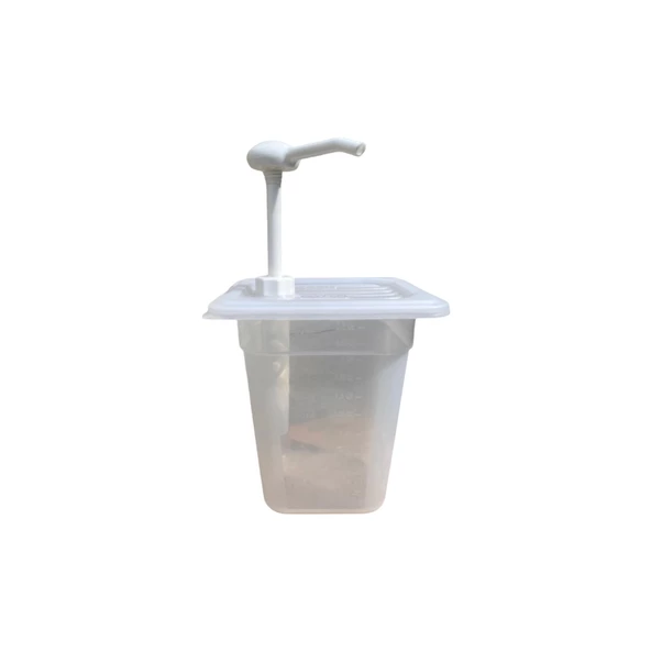 Ketçap Dispenseri | Pompalı | Kırmızı Stand 2.5L - 2