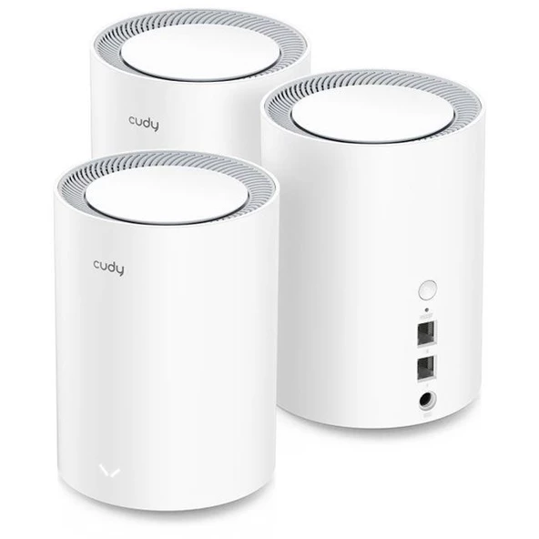 CUDY M1800 AX1800 Dual Band EV Ofis Tipi Mesh Router 3-lü paket ürün görseli