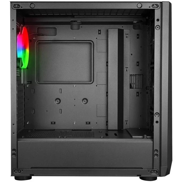 POWERBOOST VK-W001B 4-ARGB FANLI GAMING MID-TOWER PC KASASI  360MM SIVI SOĞUTMA DESTEĞİ - Resim 4