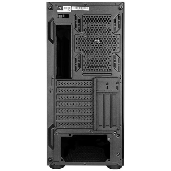 POWERBOOST VK-W001B 4-ARGB FANLI GAMING MID-TOWER PC KASASI  360MM SIVI SOĞUTMA DESTEĞİ - Resim 6