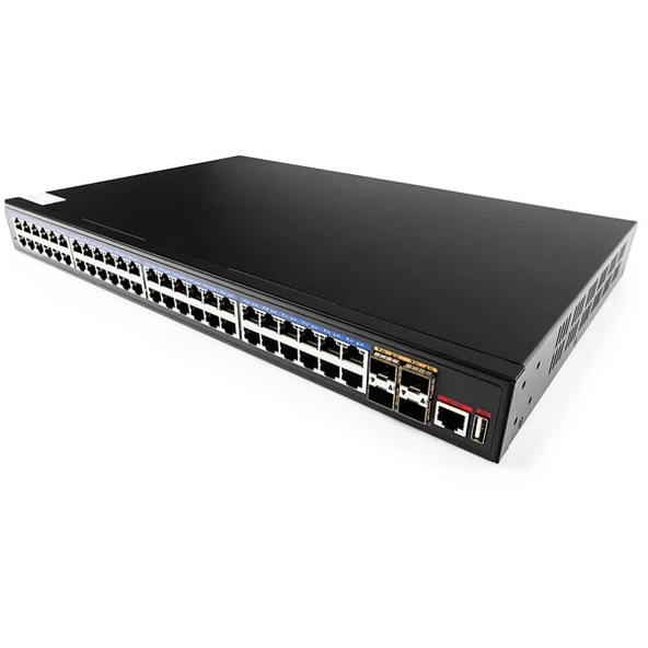 CUDY 48port GS5048S4 GIGABIT 4-10GBE SFP L3 YÖNETİLEBİLİR SWITCH - 2