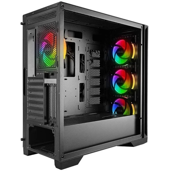 POWERBOOST VK-G4306S 4-ARGB FANLI GAMING MID-TOWER PC KASASI 360MM SIVI SOĞUTUCU DESTEĞİ - 3