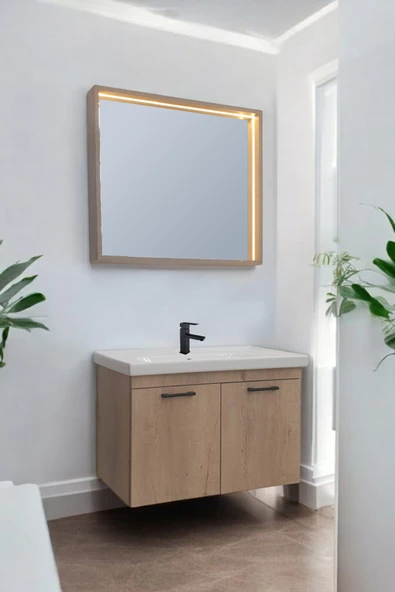 USART New Frame 80 Ahsap Banyo Dolabı Takimi Demonte