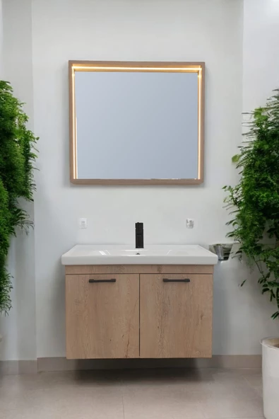 USART New Frame 80 Ahsap Banyo Dolabı Takimi Demonte - 2