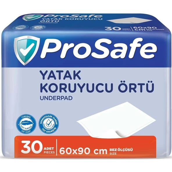 Prosafe Hasta Alt Açma Yatak Koruyucu Örtü 60x90CM 60 Adet (2PKx30)