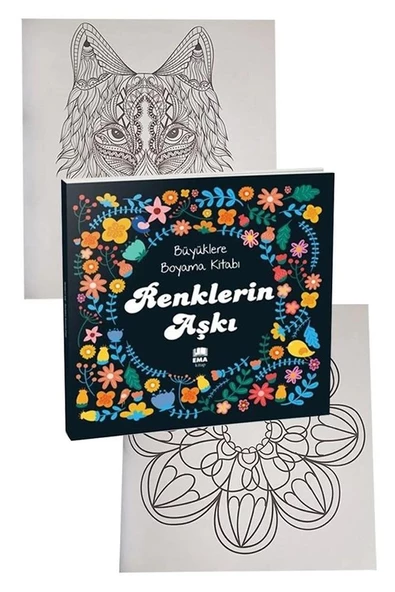 60 Adet Çift Taraflı Marker Kalem Çantalı 1 Paket 60 Renk Touch Markör Renklerin Aşkı Mandala Büyüklere Boyama Kitabı - 2