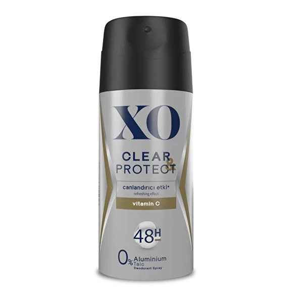XO Deodorant 150ML Men-Erkek Clear & Protect (5 Li Set) - 2