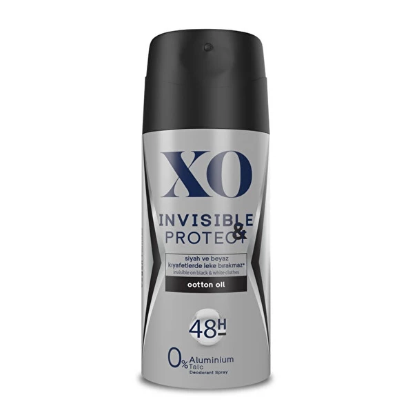 XO Deodorant 150ML Men-Erkek Invisible & Protect (5 Li Set) - 2