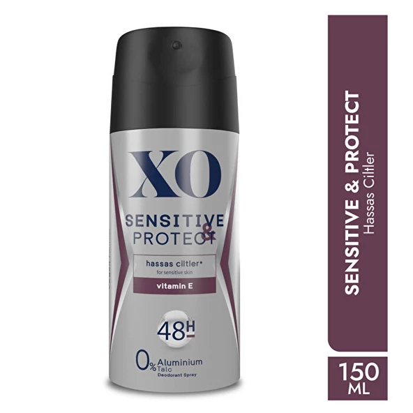XO Deodorant 150ML Men-Erkek Sensitive & Protect (5 Li Set) - 3